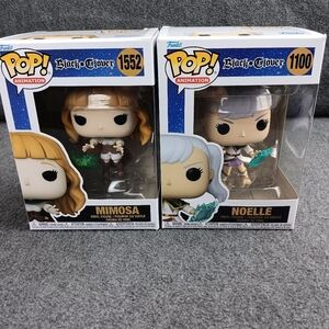 Funko Pop! Animation Black Clover Mimosa and Noelle Figures